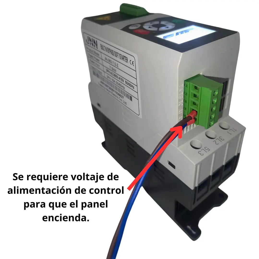 Partidor Suave Con Bypass 7,5 Kw, Entrada- Salida 3x380v 2