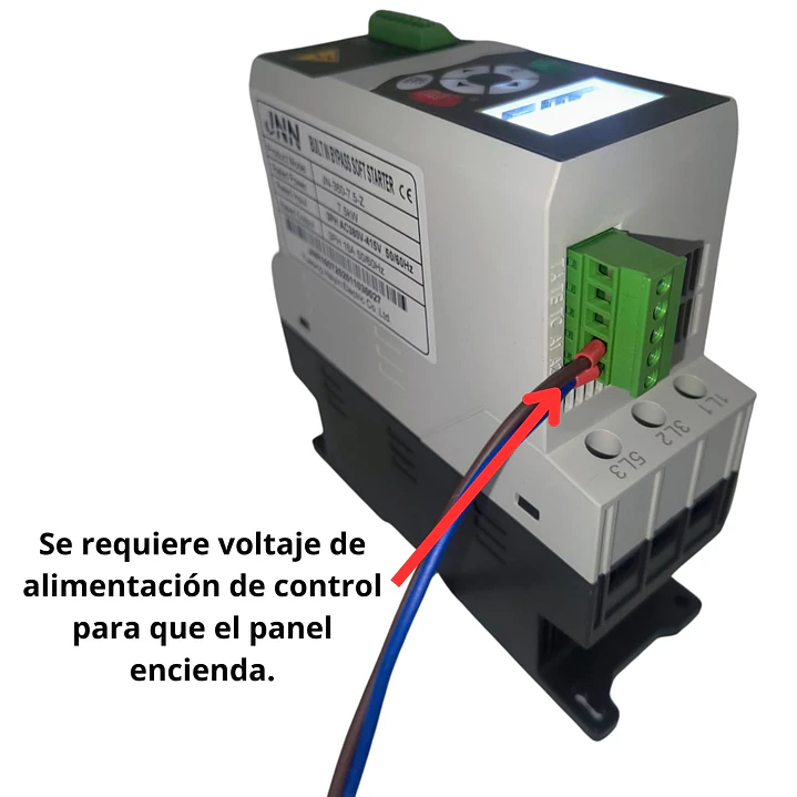 Partidor Suave Con Bypass 7,5 Kw, Entrada- Salida 3x380v 2