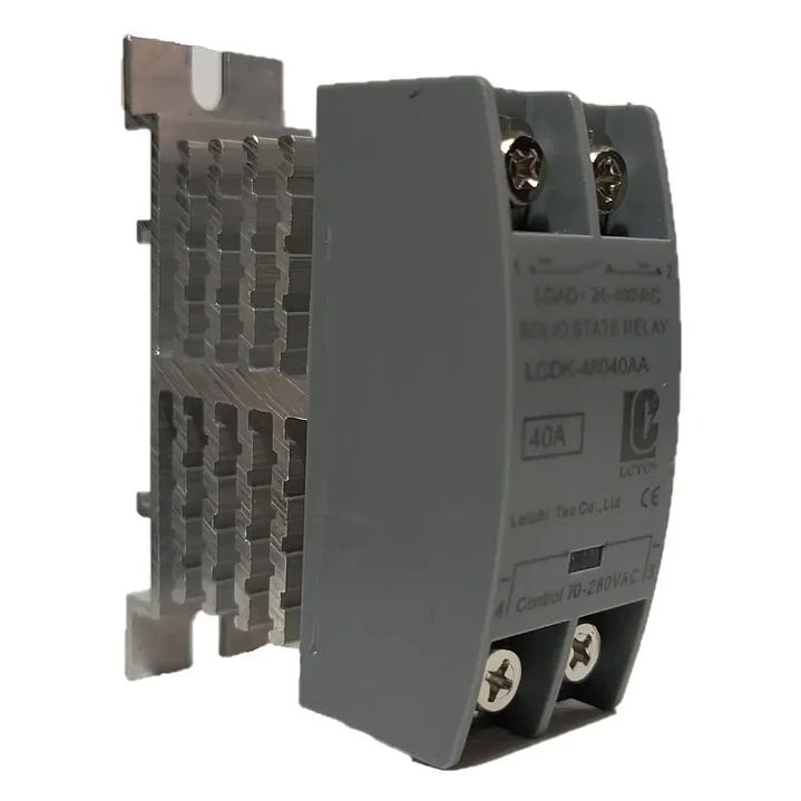 Rele Estado Solido 40aa, salida Hasta 380vac + Disipador 6