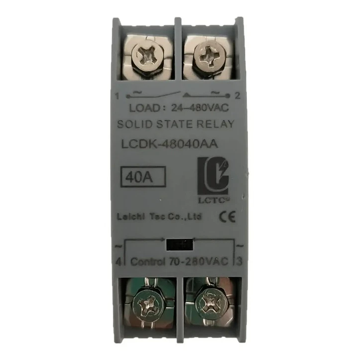 Rele Estado Solido 40aa, salida Hasta 380vac + Disipador 4