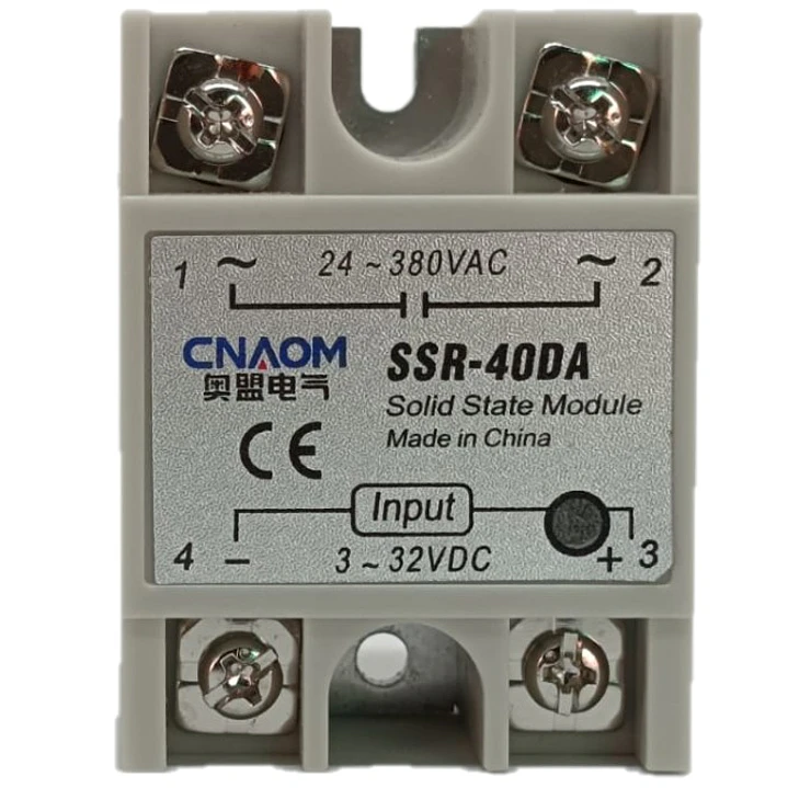 Rele De Estado Sólido Ssr-40da, Control Dc, Salida 380ac 2