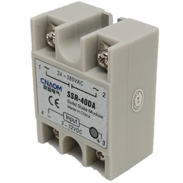 Rele De Estado Sólido Ssr-40da, Control Dc, Salida 380ac 1