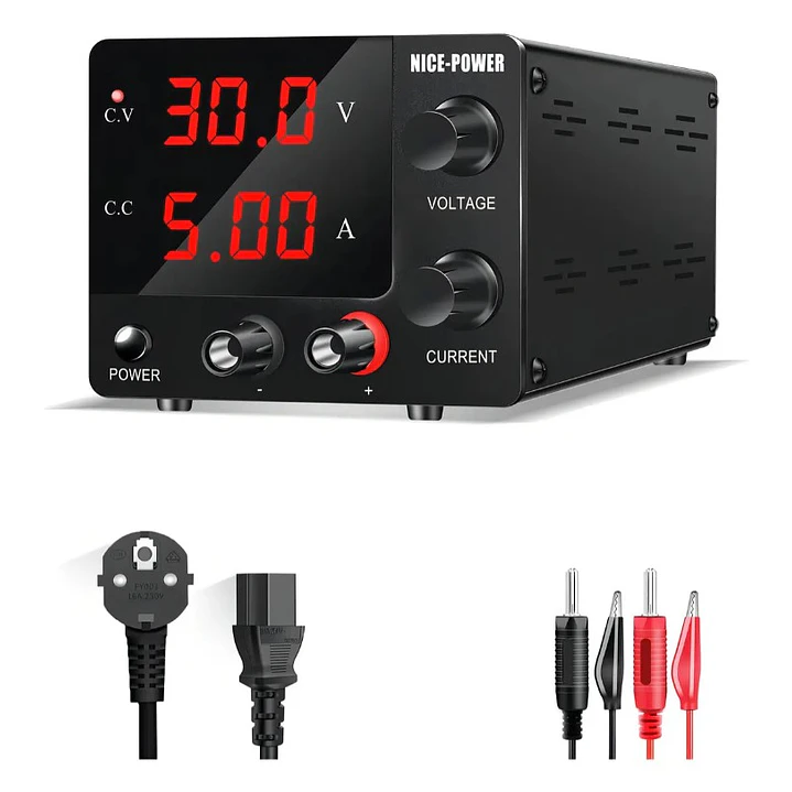 Nice-Power Fuente Poder Regulable De 0 A 30v/5amp 150w 1