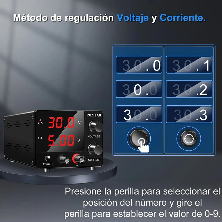 Nice-Power Fuente Poder Regulable De 0 A 30v/5amp 150w 4