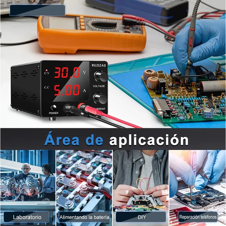 Nice-Power Fuente Poder Regulable De 0 A 30v/5amp 150w 5