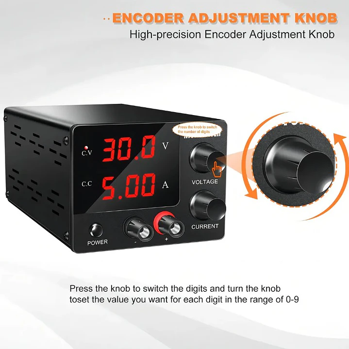 Nice-Power Fuente Poder Regulable De 0 A 30v/5amp 150w 9