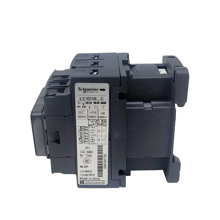 Contactor 18A, Bobina 220VAC, 1NC+1NA,LC1D18M7, Schneider Electric 6