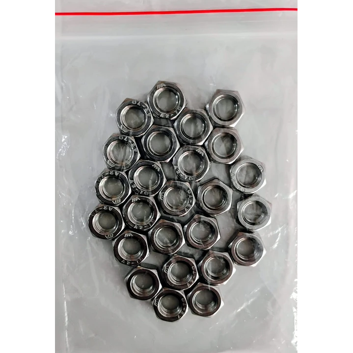 Tuerca Hexagonal M10 Acero Inoxidable, Pack 25 Unidades 3