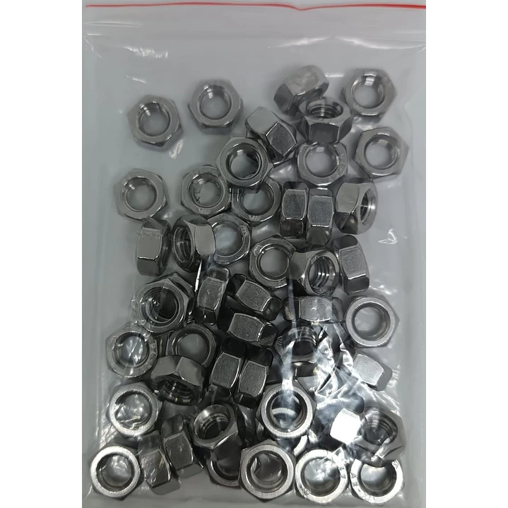 Tuerca Hexagonal M10 Acero Inoxidable, Pack 50 Unidades 3