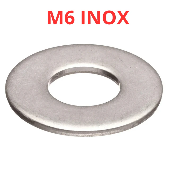Golilla Plana M6, Acero Inoxidable 1