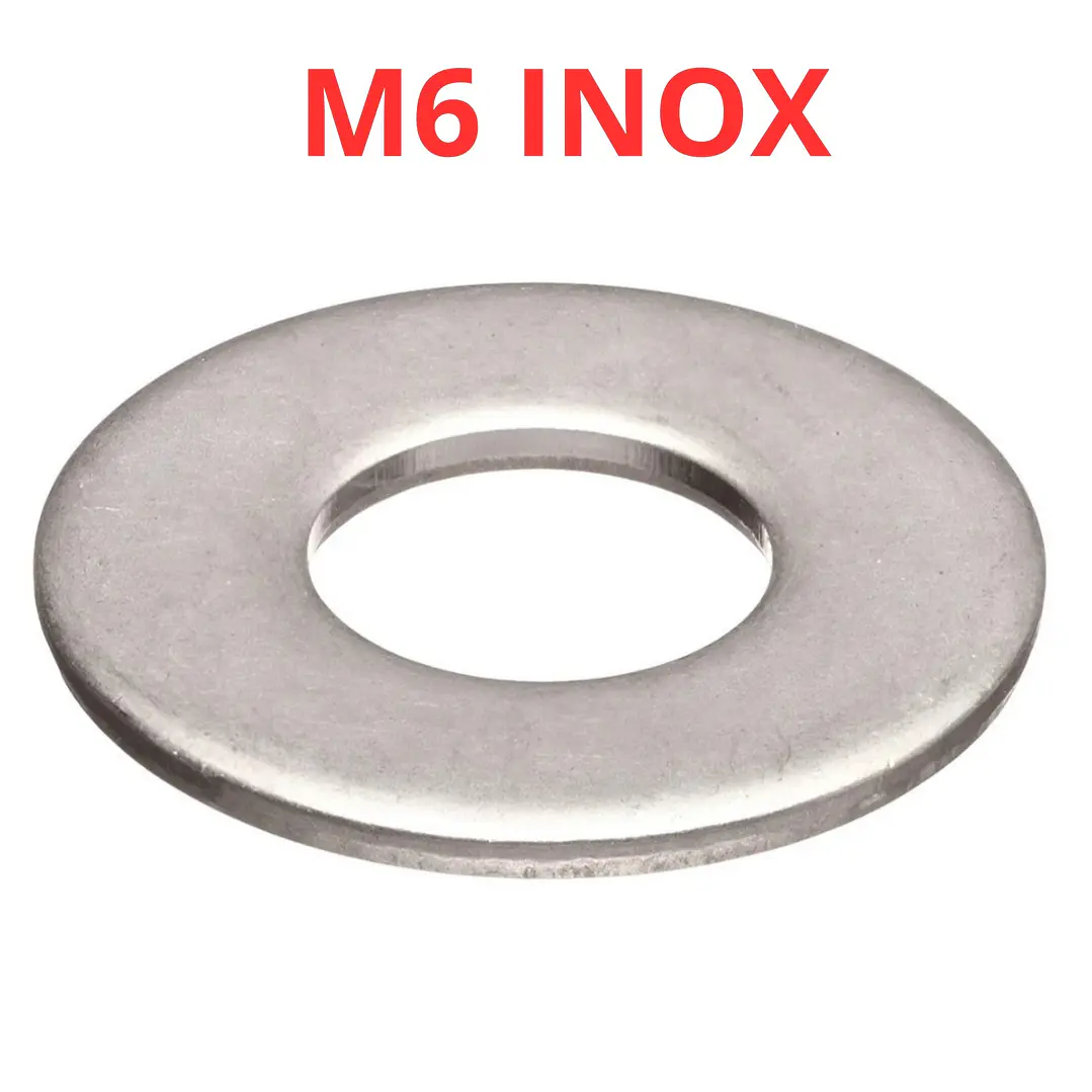 Golilla Plana M6, Acero Inoxidable, Pack 50 Unidades 1