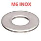 Golilla Plana M6, Acero Inoxidable, Pack 100 Unidades - Miniatura 1