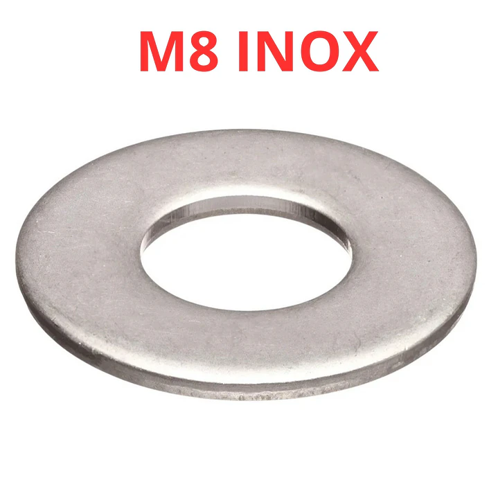 Golilla Plana M8, Acero Inoxidable, Pack 100 Unidades 1