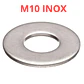 Golilla Plana M10, Acero Inoxidable, Pack 25 Unidades - Miniatura 1