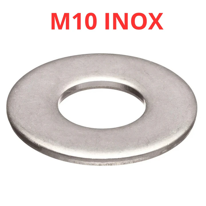 Golilla Plana M10, Acero Inoxidable, Pack 100 Unidades 1
