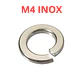 Golilla de Presión M4, Acero Inoxidable, Pack 25 Unidades - Miniatura 1