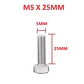 Perno Hexagonal M5 X 25mm Acero Inoxidable, Pack 50 Unidades - Miniatura 1