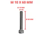 Perno Parker M10 X 60mm Acero Inoxidable, Pack 25 Unidades - Miniatura 1