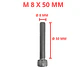 Perno Parker M8 X 50mm Acero Inoxidable - Miniatura 1