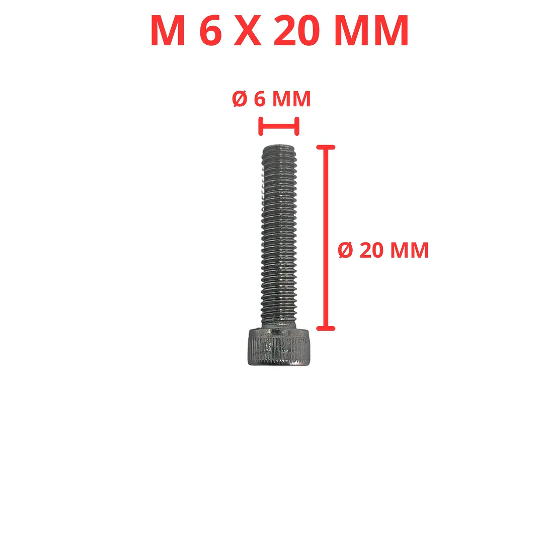 Perno Parker M6 X 20mm Acero Inoxidable 1