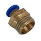 Conector Recto Hilo 1/4 X 4mm Neumático - Miniatura 2