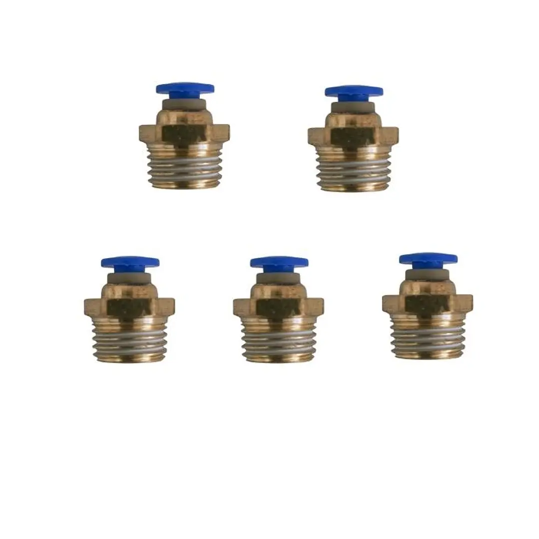 Conector Recto Hilo 1/4 X 4mm Neumático Pack 5 Unidades 1