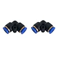 Conector Codo 4mm X 4mm, Pack 2 Unidades - Miniatura 1