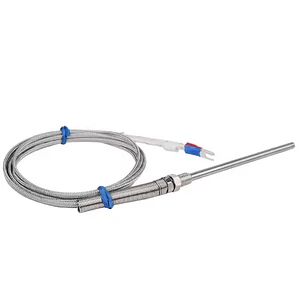Sonda Termocupla Tipo K 0-400°c, Largo 10cm, Cable 5mts