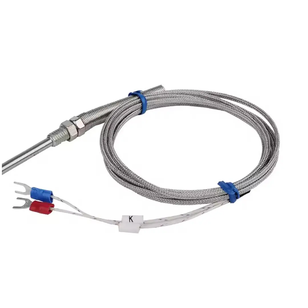 Sonda Termocupla Tipo K 0-400°c, Largo 10cm, Cable 5mts 4
