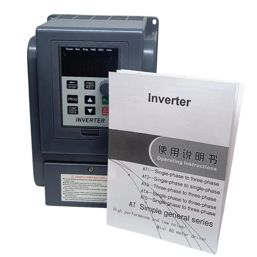 Variador De Frecuencia Para Motor Monofásico 220v, 2,2kw 5