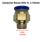 Conector Recto Hilo 1/4 X 12mm Neumático - Miniatura 3
