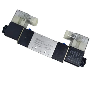 Electrovalvula 5/2 Doble Bobina 24vdc, Conexion 1/4