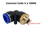 Conector Codo 1/4 X 16mm Pack 2 Unidades - Miniatura 4
