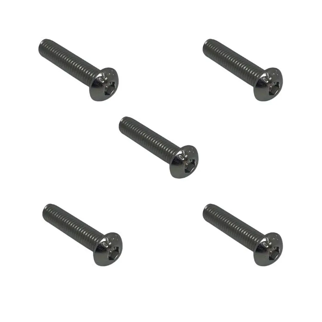 Perno Allen M8x35mm, Cabeza Botón, Inox 304, Pack 5 Unidades 1