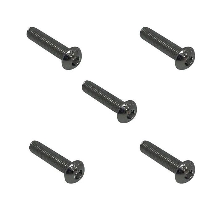 Perno Allen M8x35mm, Cabeza Botón, Inox 304, Pack 5 Unidades 1