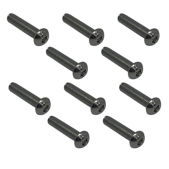 Perno Allen M8x35mm, Cabeza Botón, Inox 304, Pack 10 Unid. 1