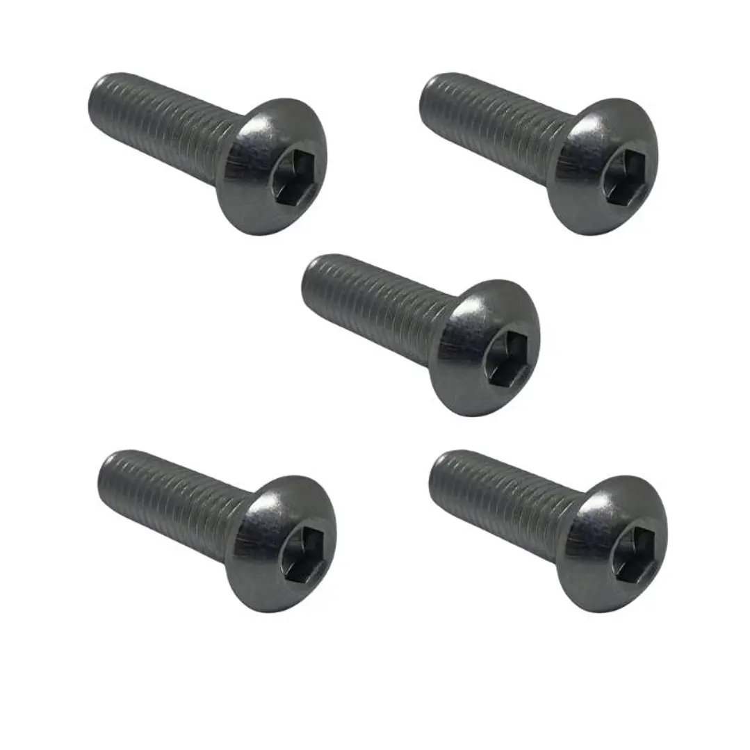 Perno Allen M8x25mm, Cabeza Botón, Inox 304, Pack 5 Unidades 1