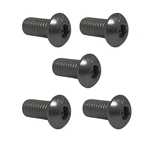 Perno Allen M8x16mm, Cabeza Botón, Inox 304, Pack 5 Unidades
