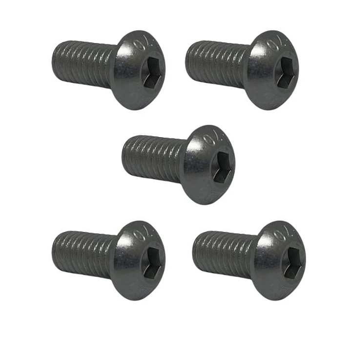 Perno Allen M6x16mm, Cabeza Botón, Inox 304, Pack 5 Unidades 1