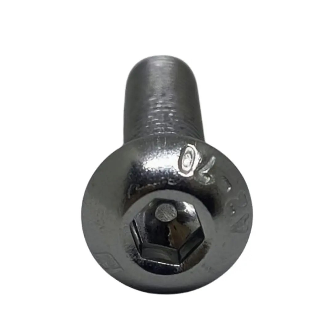 Perno Allen M6x16mm, Cabeza Botón, Inox 304, Pack 5 Unidades 2
