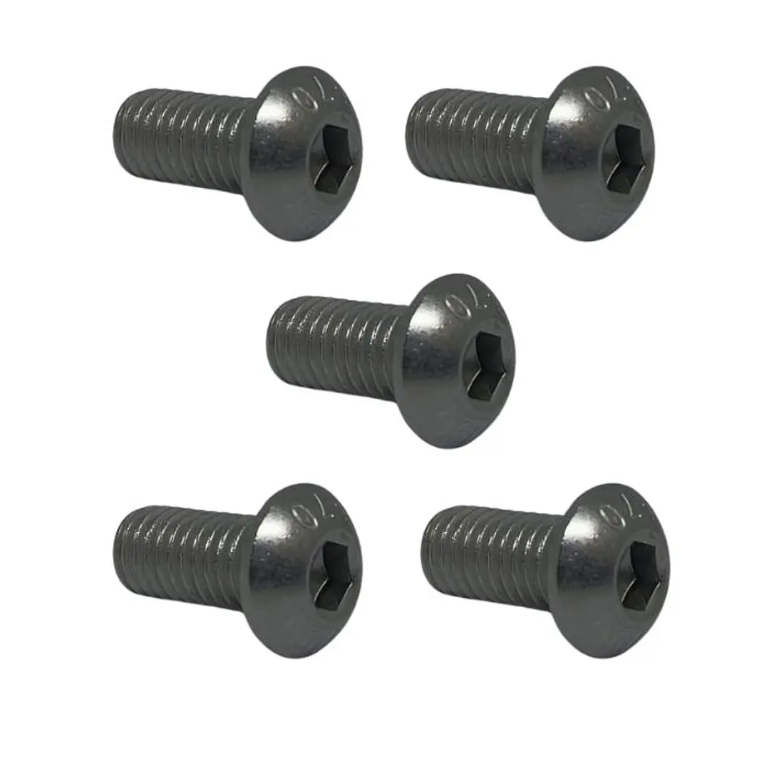 Perno Allen M5x16mm, Cabeza Botón, Inox 304, Pack 5 Unidades 1
