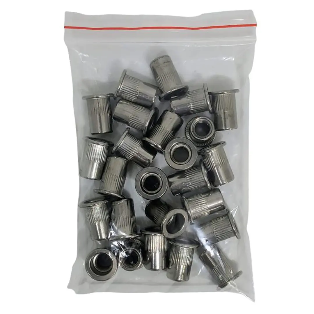Tuerca Remachable M6, Inox 304, Pack 25 Unidades 5