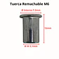 Tuerca Remachable M6, Inox 304, Pack 50 Unidades - Miniatura 4