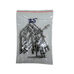 Remache Pop Acero Inoxidable 304, 4 X 13mm, Pack 25 Unid.