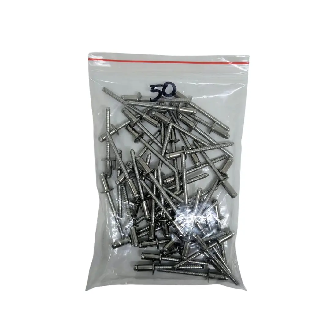 Remache Pop Acero Inoxidable 304, 4 X 13mm, Pack 50 Unid. 1
