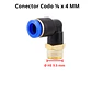 Conector Codo 1/8 X 4mm, Pack 2 Unidades - Miniatura 5