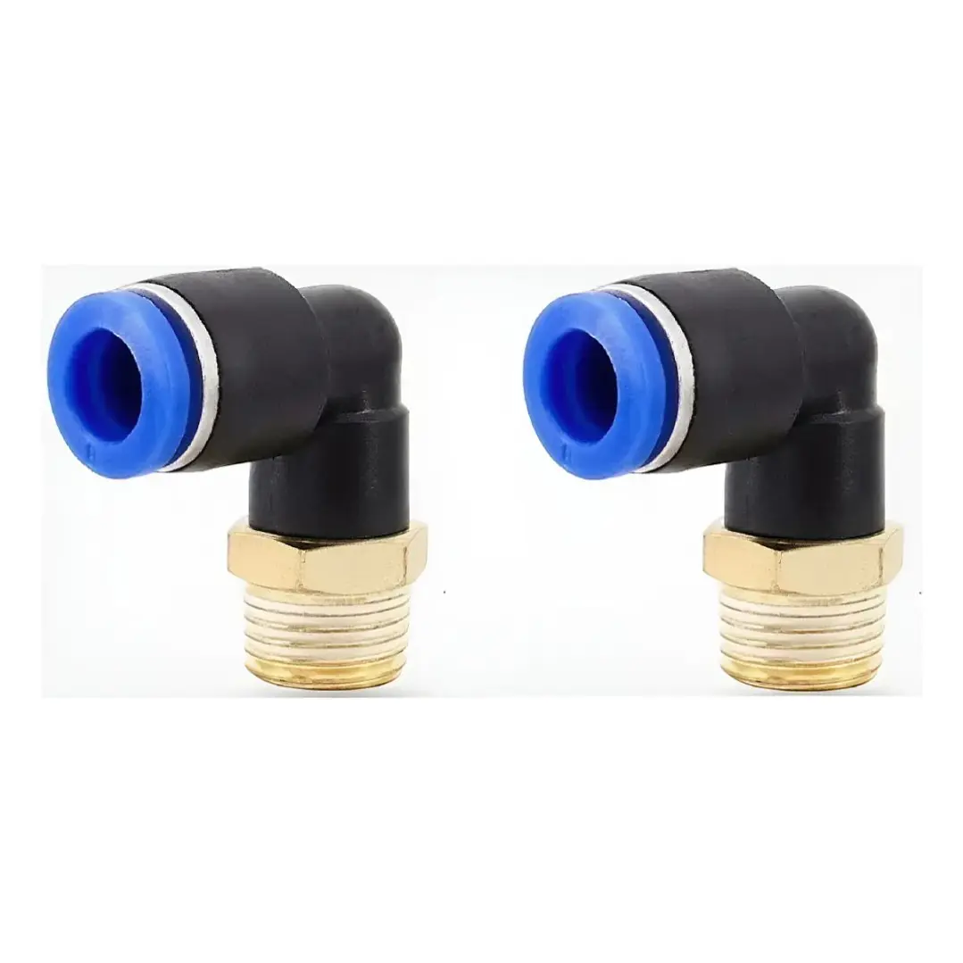 Conector Codo 1/8 X 4mm, Pack 2 Unidades 1