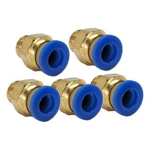 Conector Recto Hilo 1/8 X 4mm Neumático Pack 5 Unidades