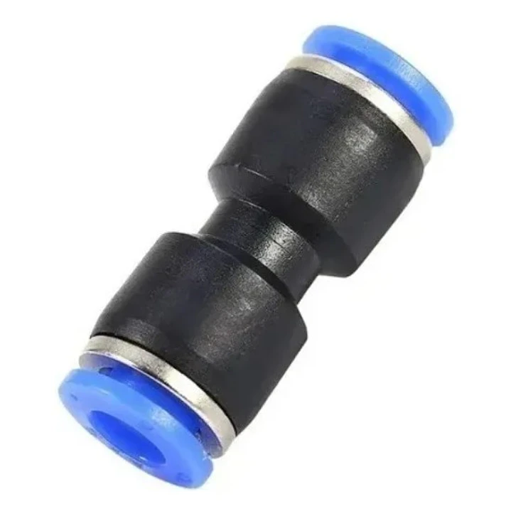 Conector Unión Recta Tubo 4mm Copla Recta Pack 5 Unidades 3