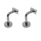 Soporte Escuadra Curvo Pasamanos Escalera Acero Inox 2 Unidades - Miniatura 1